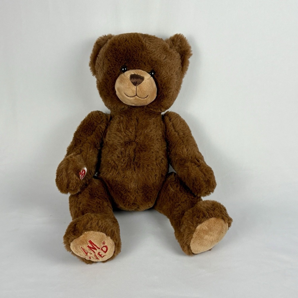 Build a Bear Teddy Brown I Am Loved Plush Make Wish Foundation Helzberg Diamonds